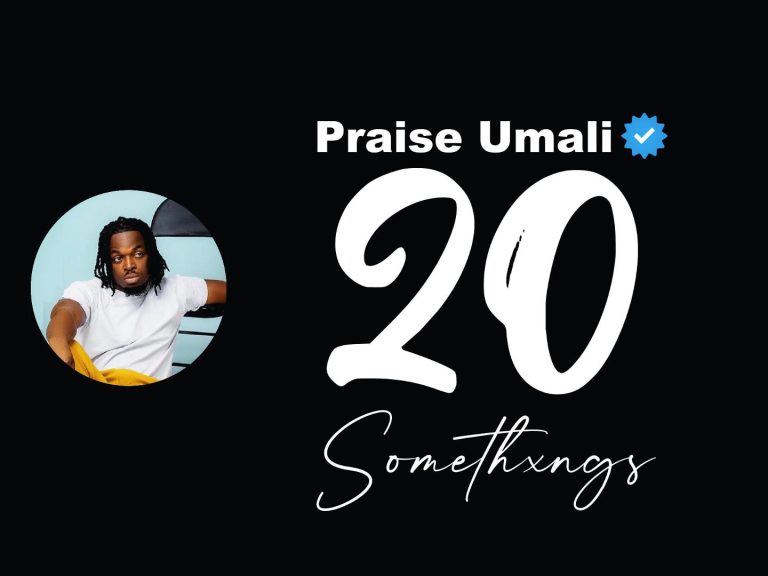 Praise Umali - 20 Somethxngs Lyric Video-Cover
